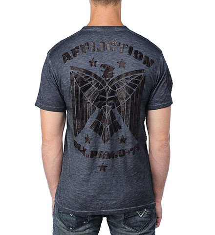 Футболка Affliction Bolt 73 Henley ціна